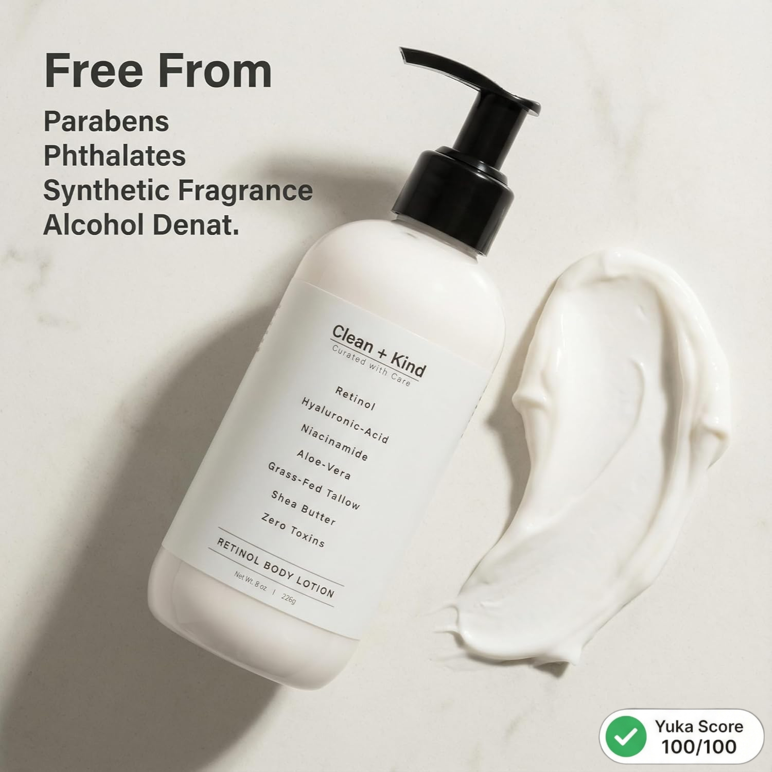 Retinol Body Lotion with Hyaluronic Acid and Grass-Fed Tallow - Image 5