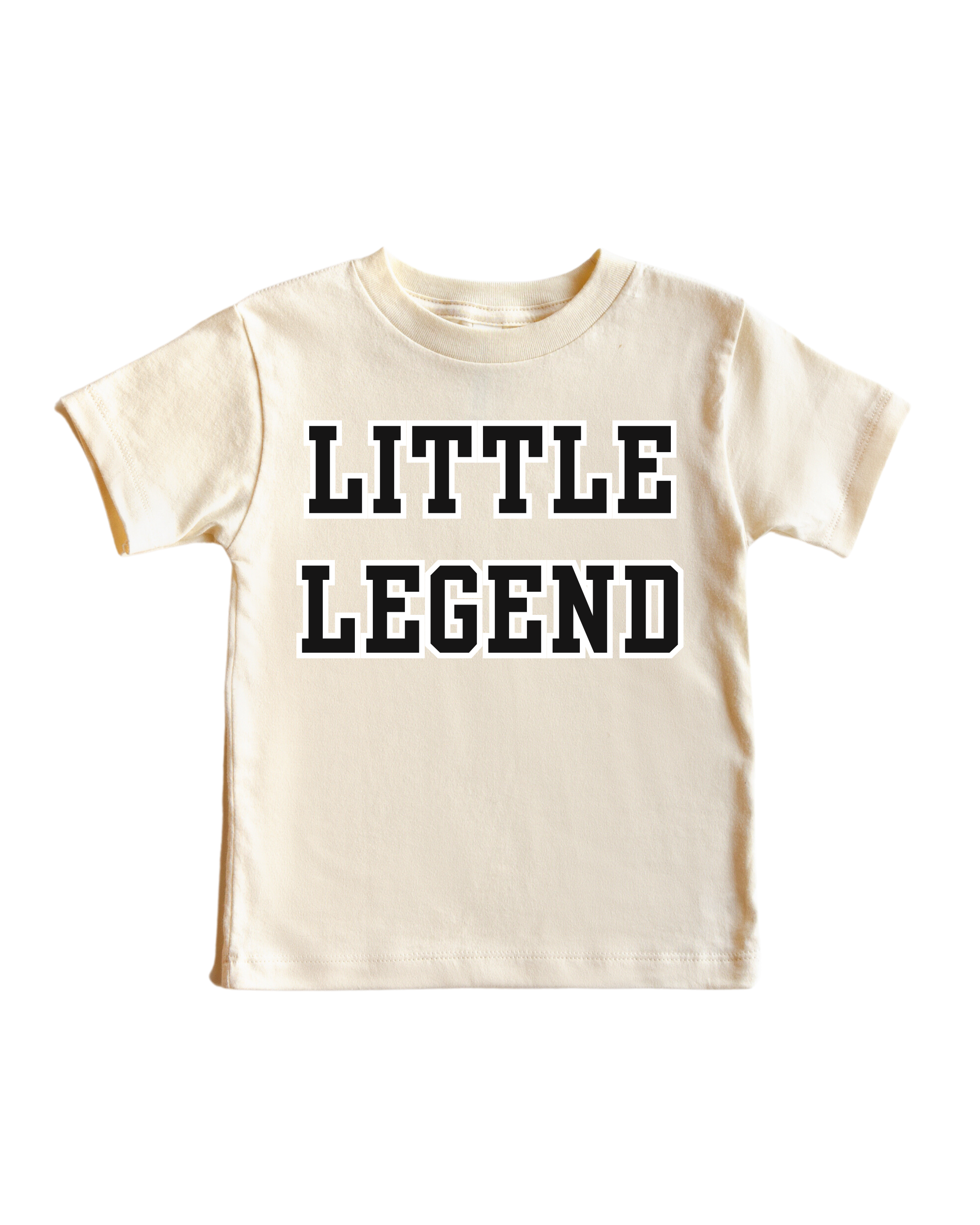 Little Legend Varsity Kids Tee - Sporty Cotton Shirt