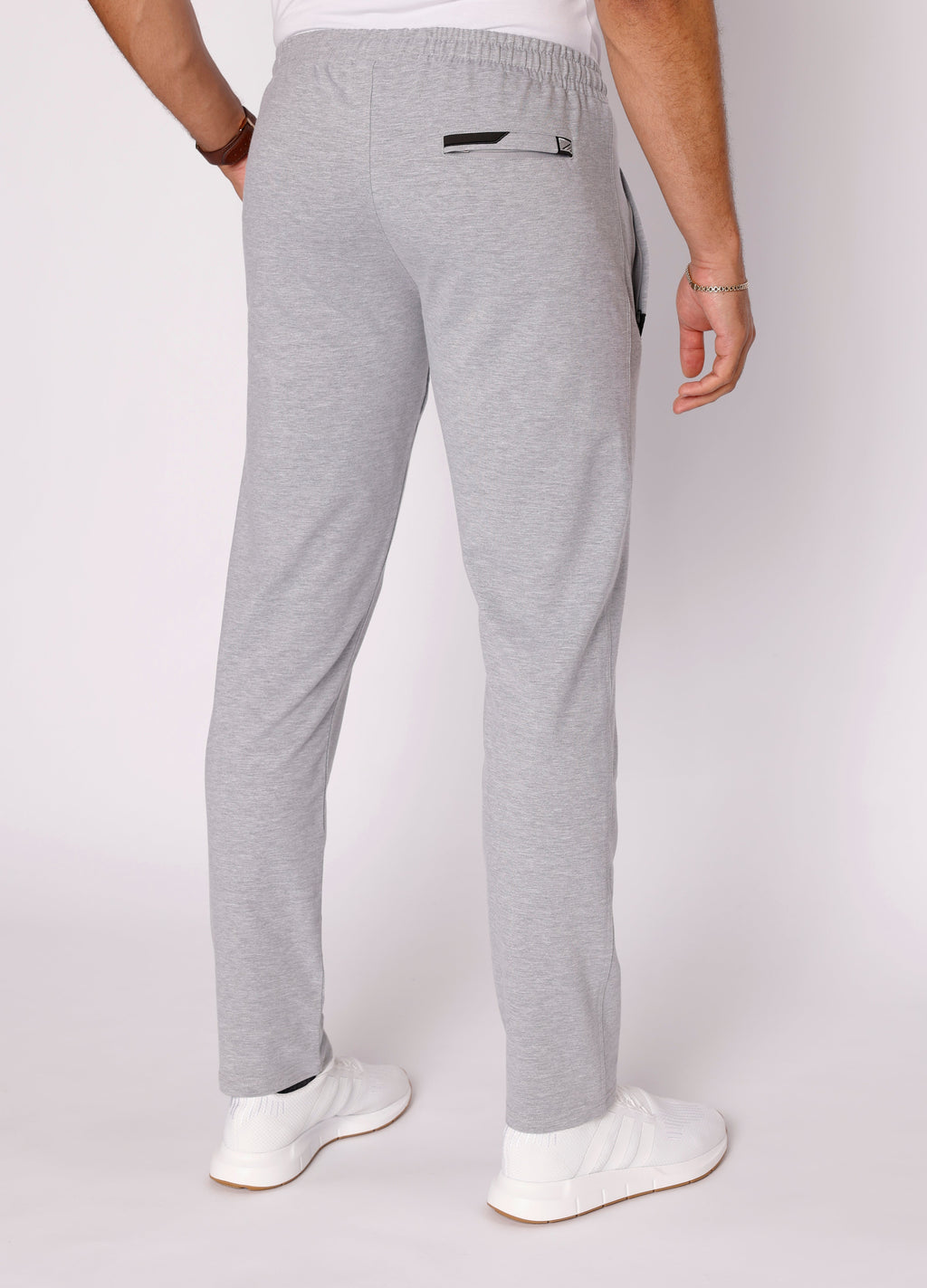 Navy Blue Athletic Tapered Jogger Pants for Tall Men