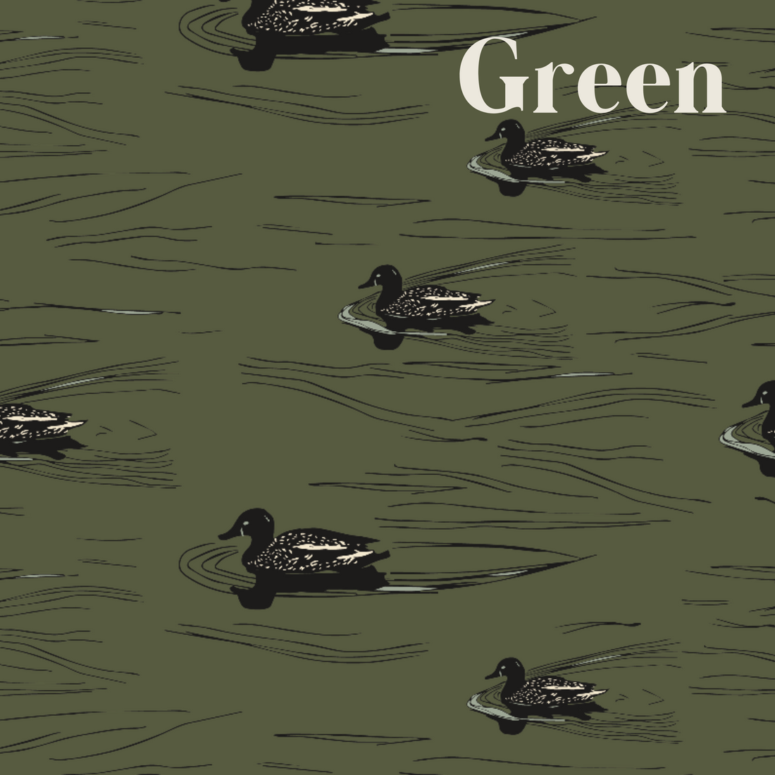 Mallard Wallpaper by Cassandra Zaniboni Removable Peel and Stick