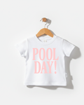 Pool Day! Kids Cotton Tee - Summer Resort Style Graphic Shirt