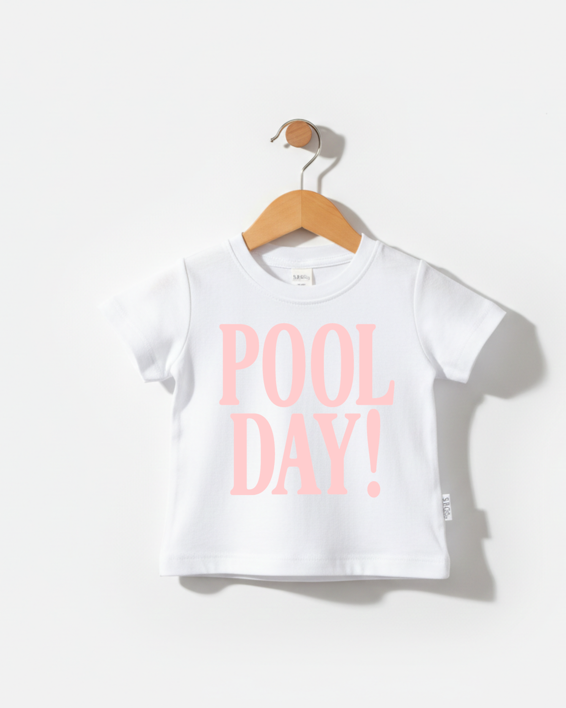 Pool Day! Kids Cotton Tee - Summer Resort Style Graphic Shirt