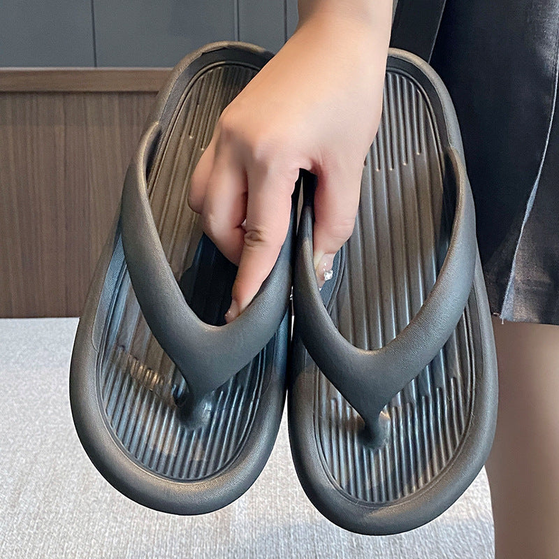 Stevvex lightweight women's beach slides with arch support and massage-pod footbed