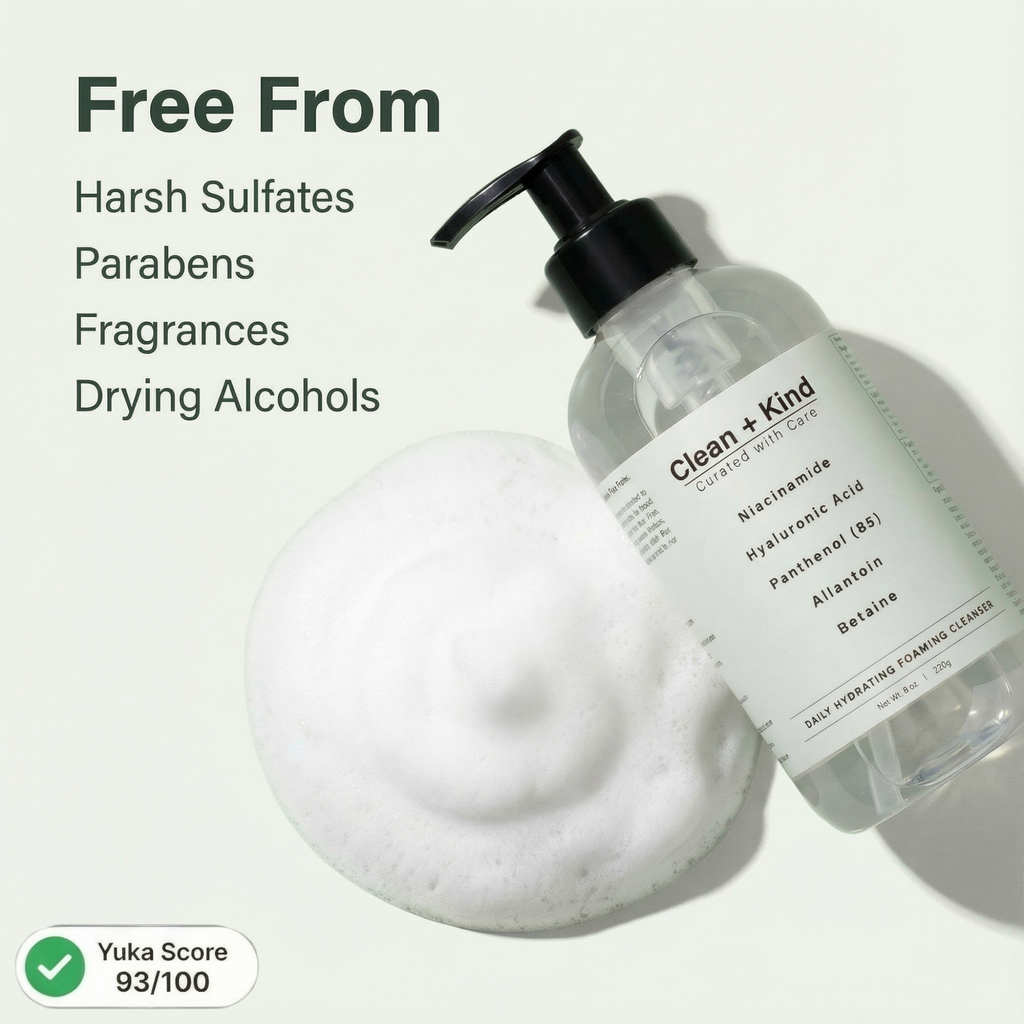 Daily Hydrating Foaming Facial Cleanser with Niacinamide - Image 6