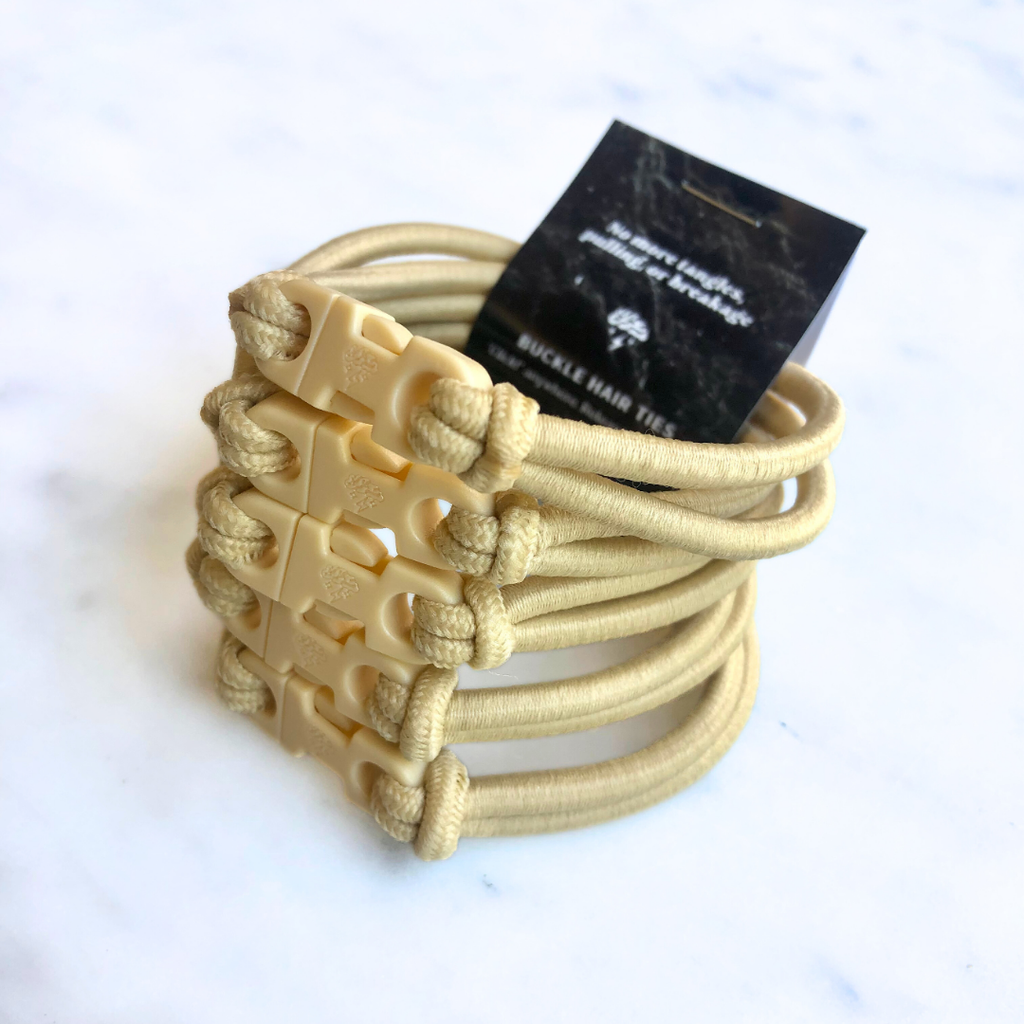 Buckle Hair Tie Elastics - No Snagging, No Tangles