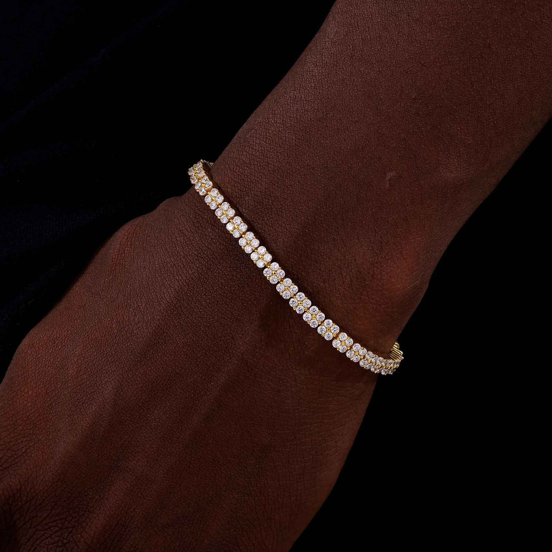 Bracelet Élégance Lumière  4mm Moissanite Tennis Bracelet