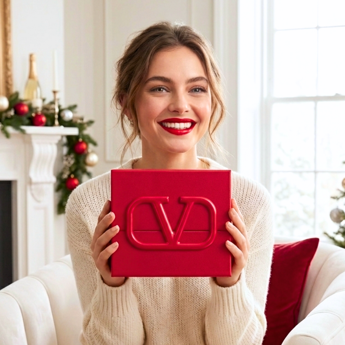 Couture Refillable Lipstick Set in Red, Nude, and Gold Tones