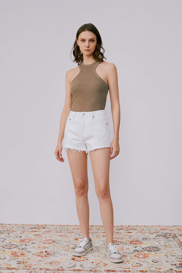 Vintage Cut Off Shorts in Love Me Now, High-Rise Denim