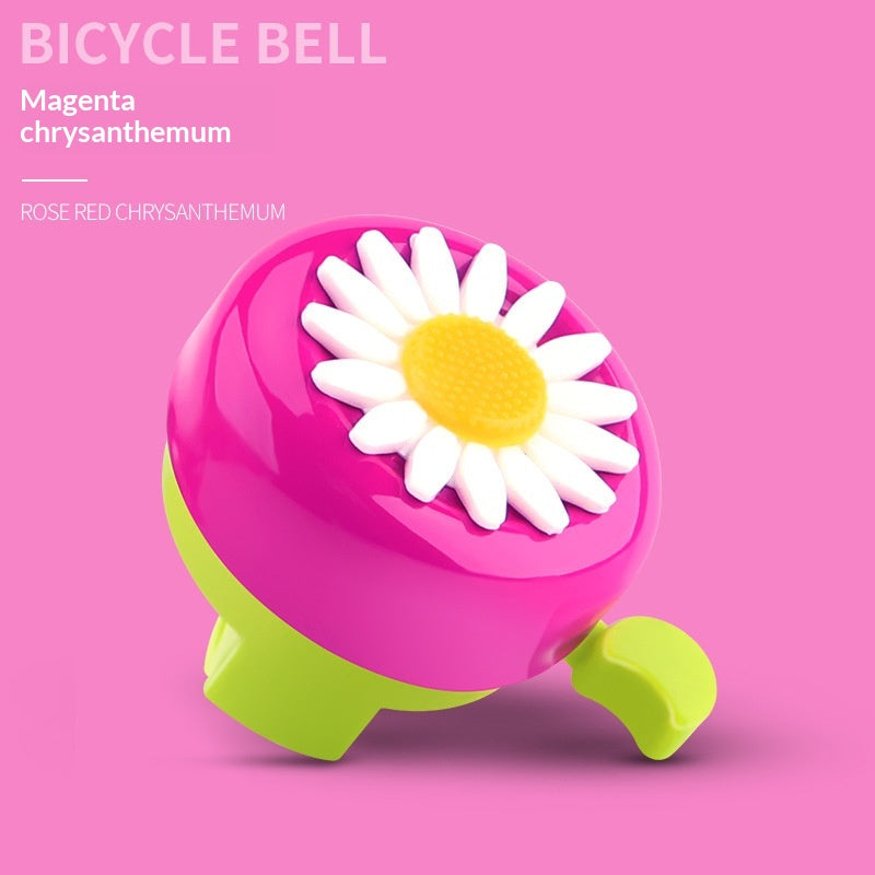 Daisy Flower Kids Bicycle Bell - Cute Aluminum Handlebar Ring