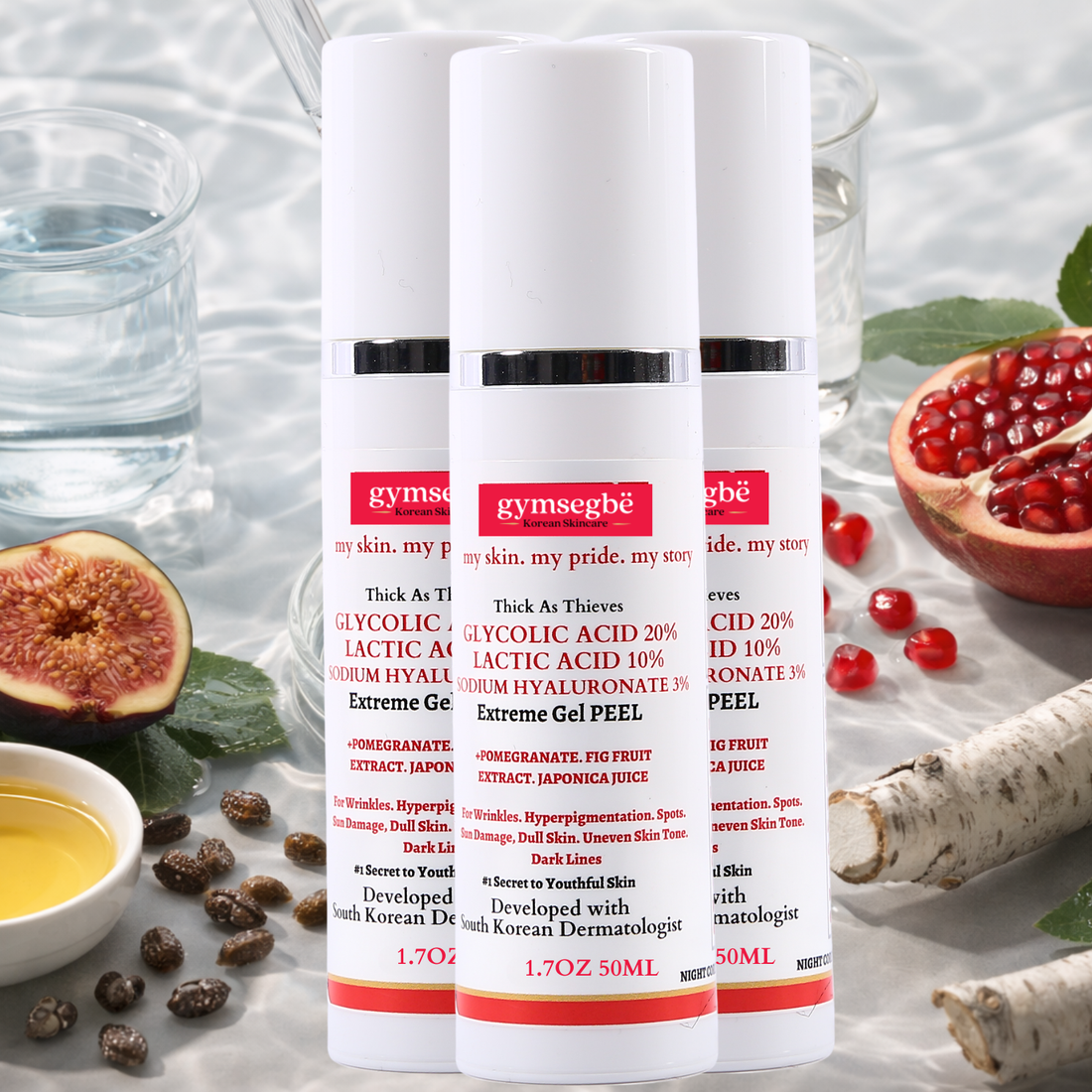 Extreme Glycolic & Lactic Acid Gel Peel, Clinical Exfoliation