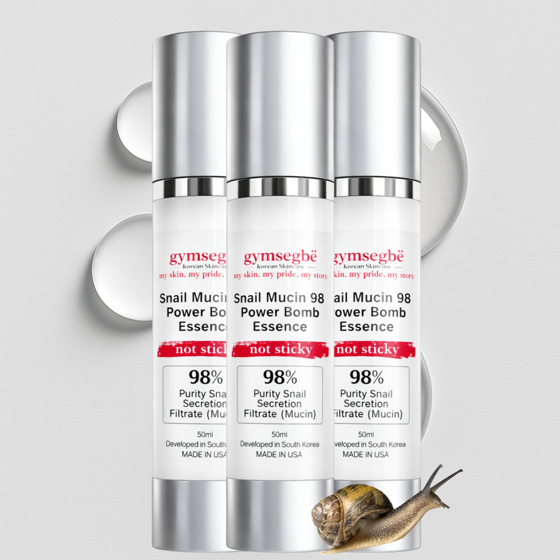 Snail Mucin 98% Power Essence for Hydration and Skin Bounce