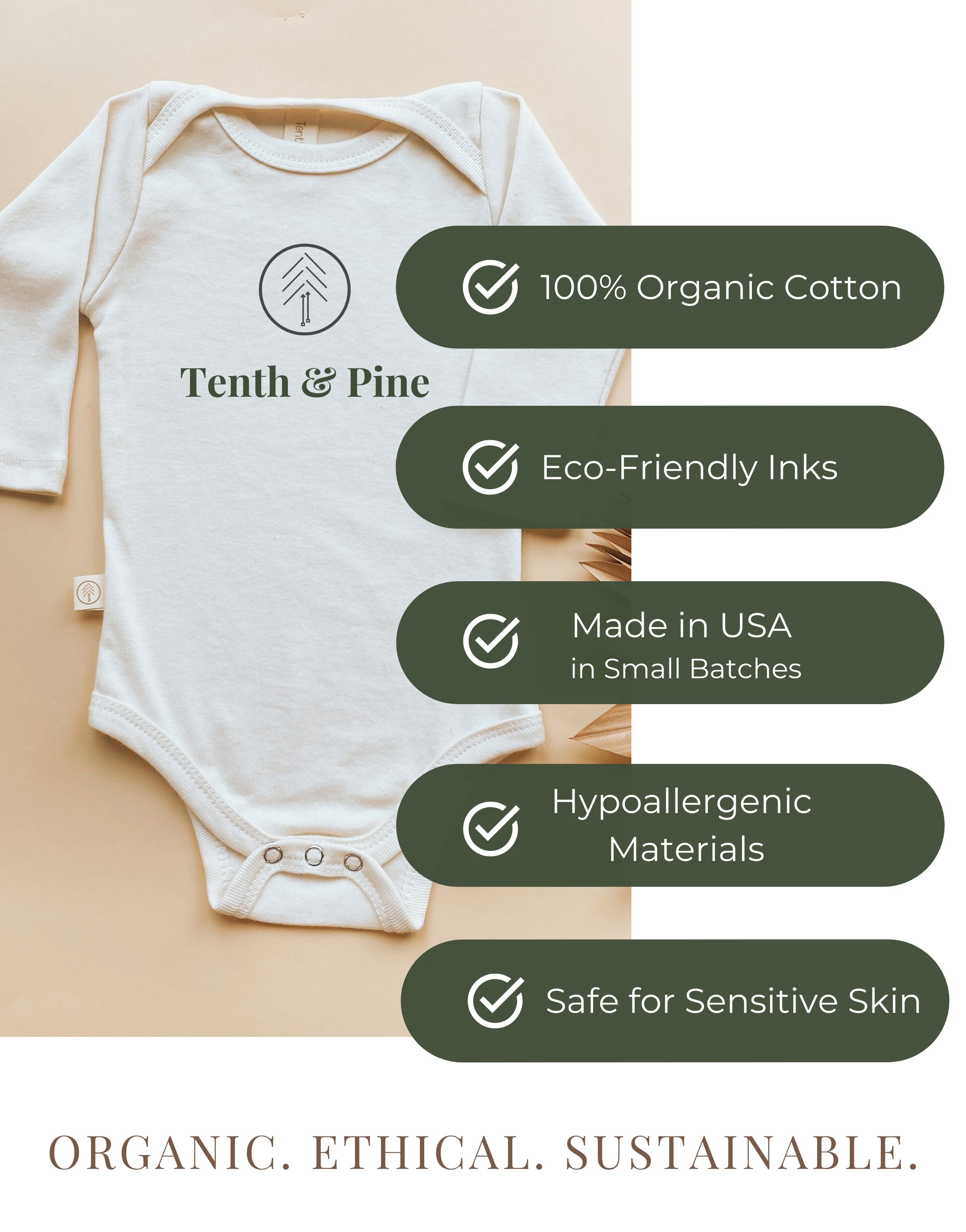 Mama is My Bestie Organic Bodysuit Long Sleeve