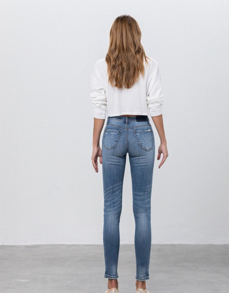 Everyday Mid Rise Ankle Skinny Jeans for Women
