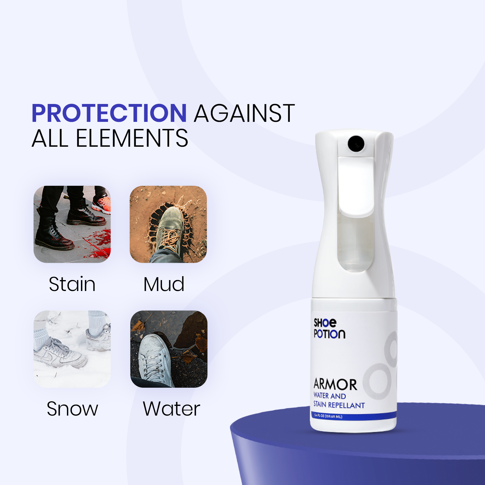 Water and Stain Repellent Spray