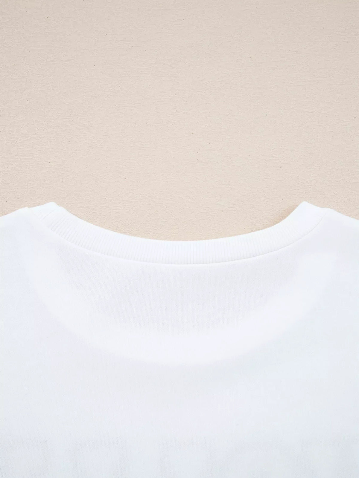 HOLLY JOLLY Embroidered Round Neck Sweatshirt