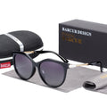 Polarized Cat Eye Sunglasses for Women, Gradient Round UV Protection