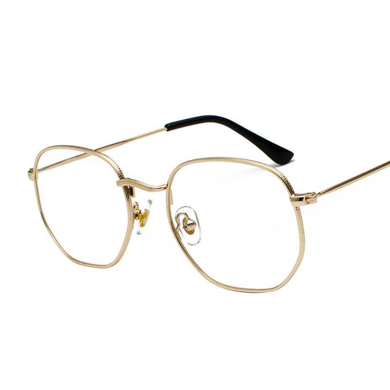 Vintage Square Pilot Sunglasses with UV400 Metal Frame