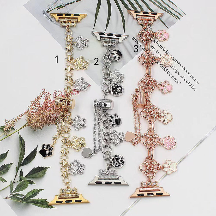 Popular Bestselling Palm-shaped Pendant Watch Bracelet S1098
