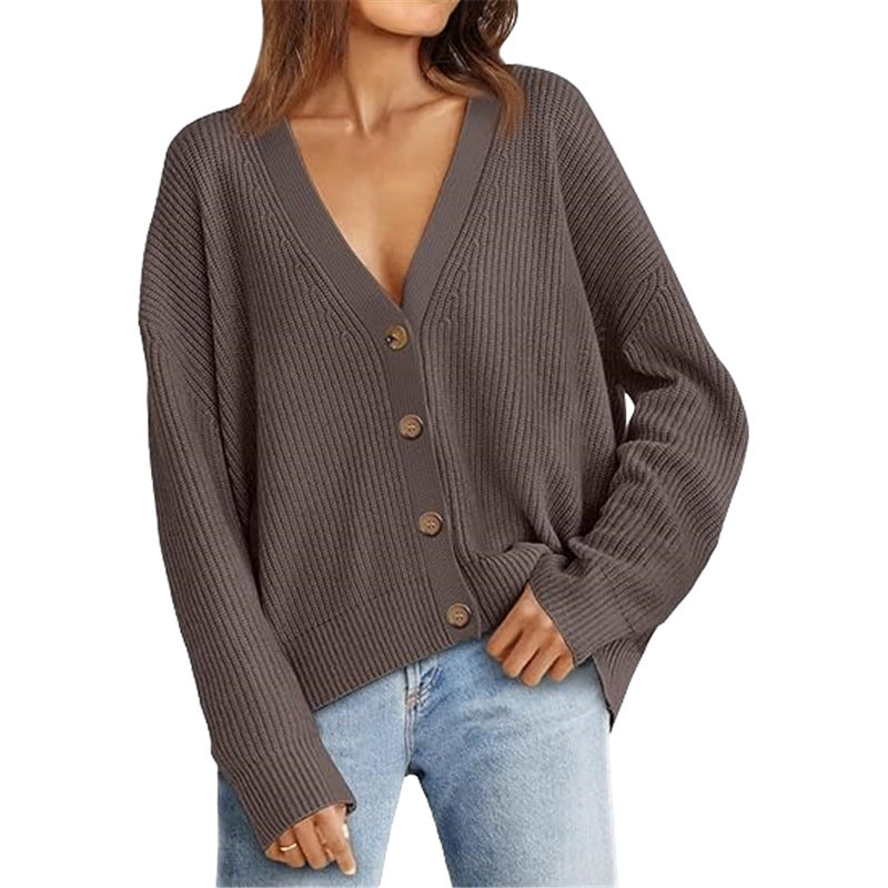 Women's Lightweight Button-Front Cardigan Sweater