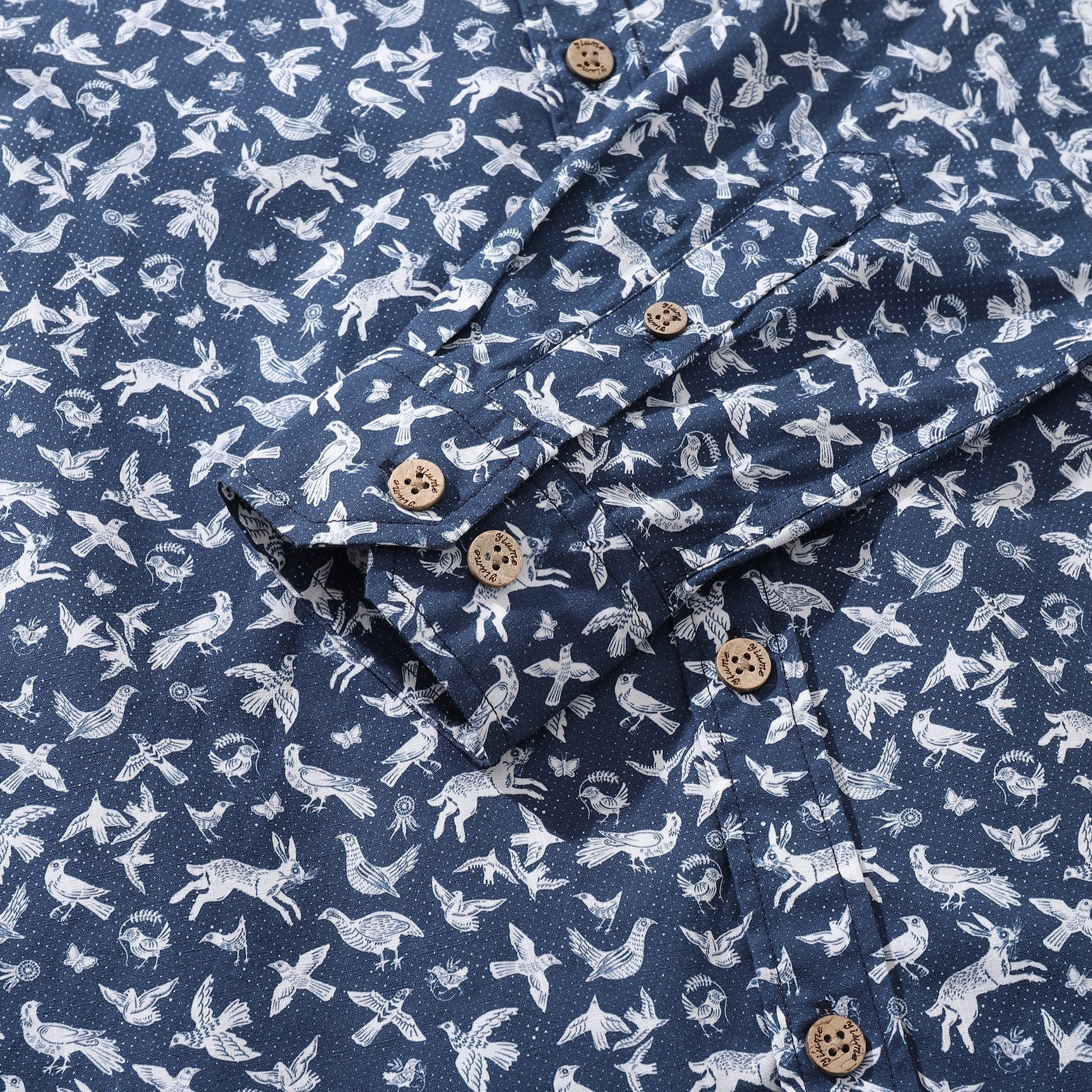 Men's Island Daydream Cotton Long Sleeve Hawaiian Aloha Shirt