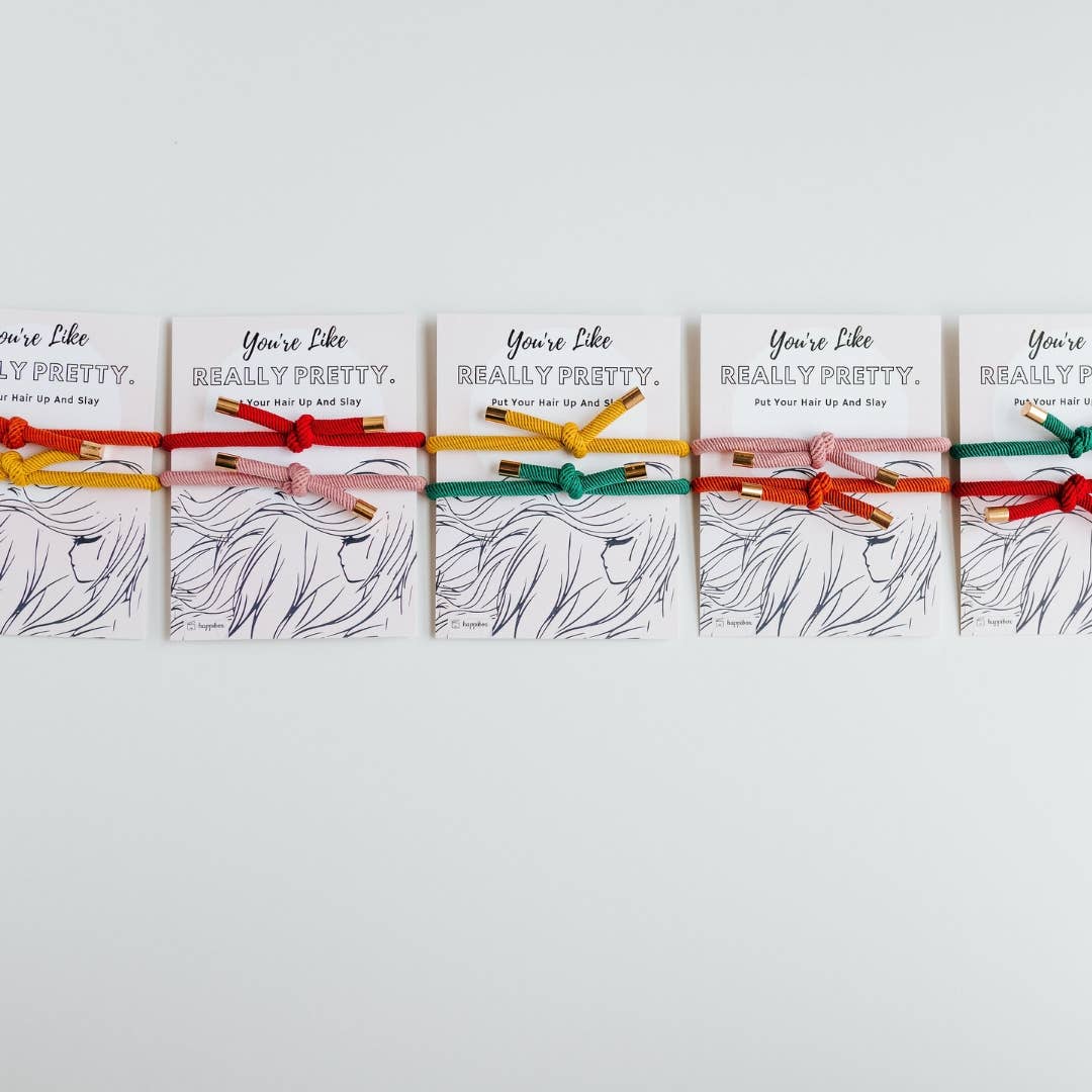 You're Like Really Pretty Elastic Hair Tie Set Gift - Image 4