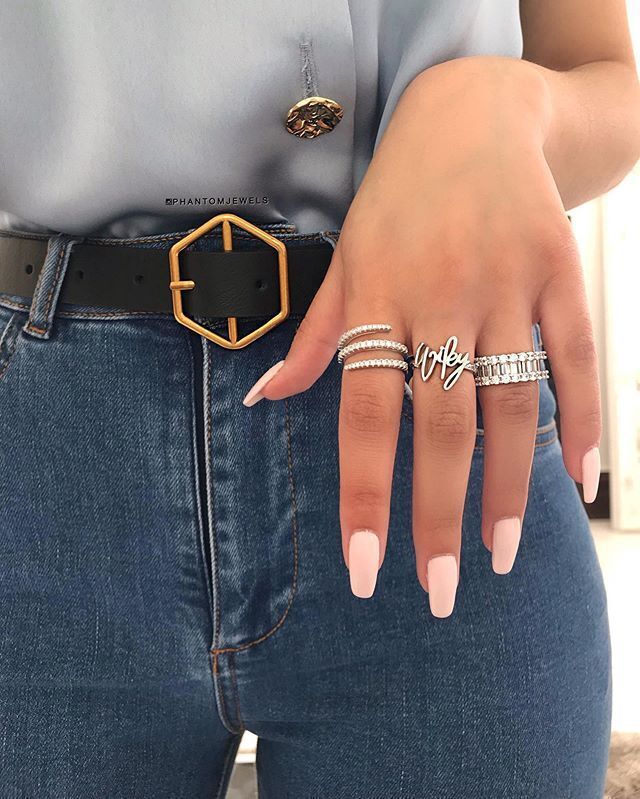 Women's Creative Micro Pave Snake Ring, Three-Line Twisted Row Diamond Simple Versatile Band