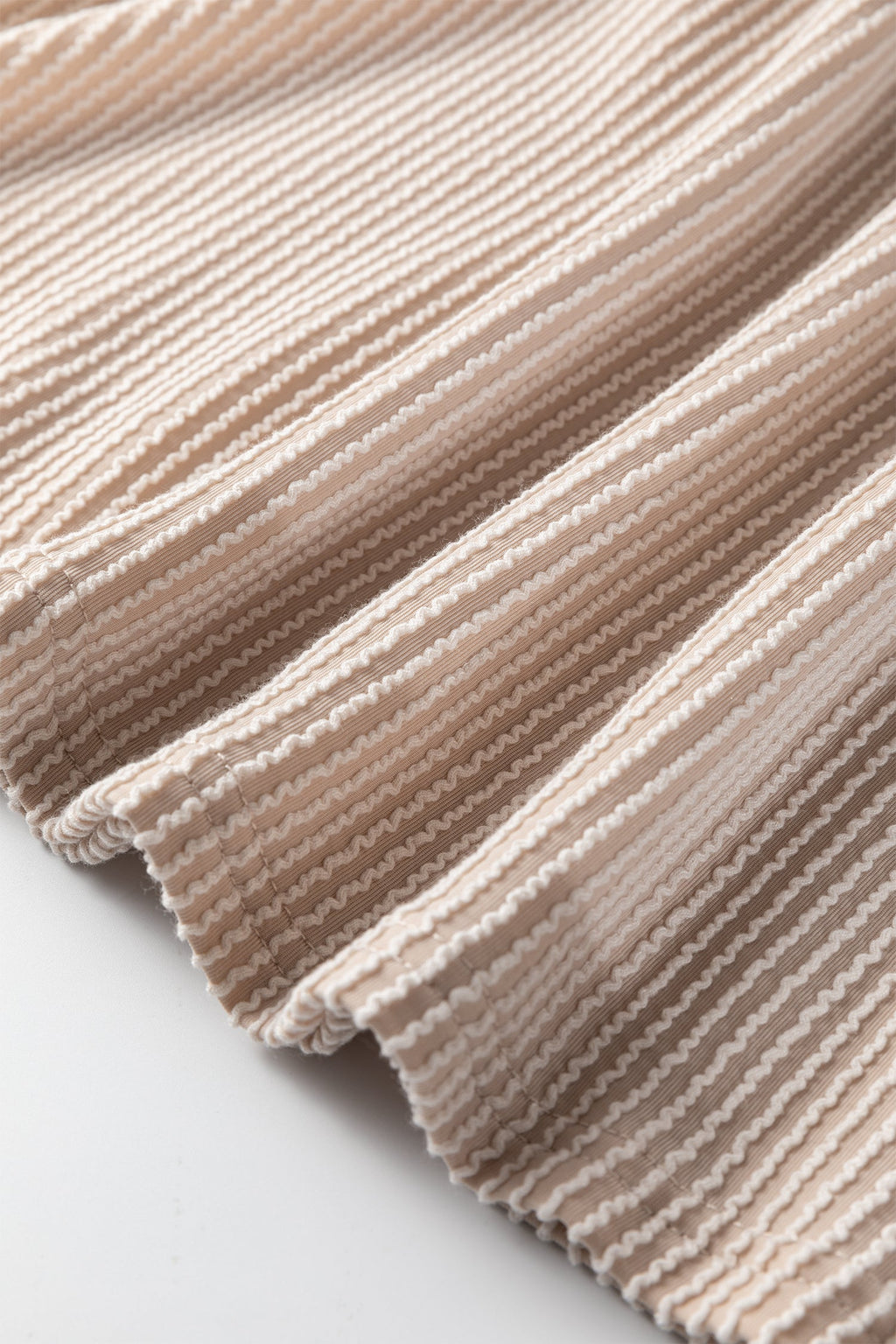 112 Parchment Ribbed Floral Patchwork Long Sleeve Top