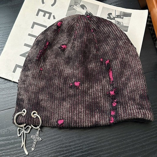Retro Suede Velvet Flat-Top Winter Cap
