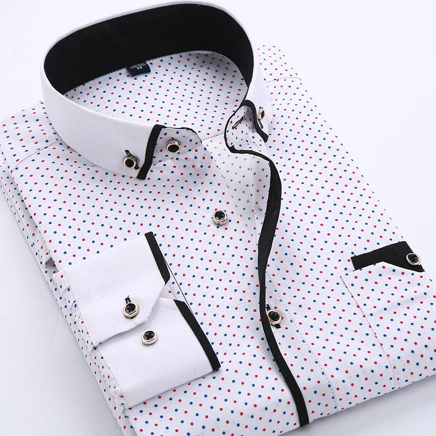 Men's Slim Fit Casual Cotton Shirts for Daily Wear