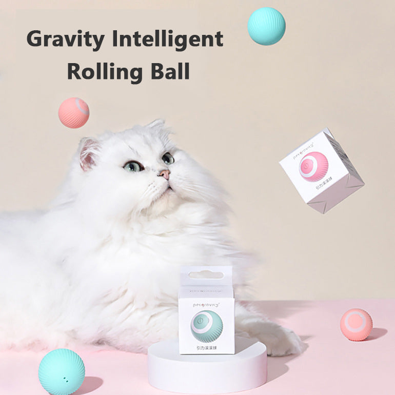Intelligent Rolling Ball Interactive Cat Toy Automatic Pet Teaser