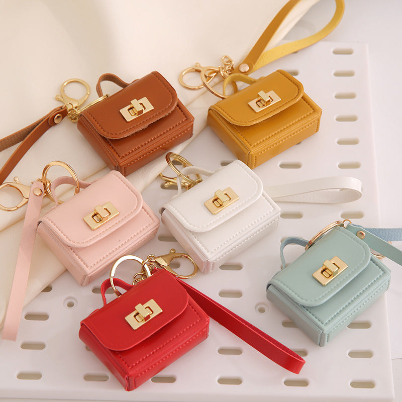 All-match Accessory Small Wallet PU Keychain