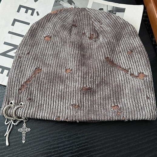 Retro Suede Velvet Flat-Top Winter Cap