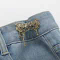 Rose waist buckle-copper-alloy-1 pair
