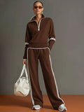 Women’s Casual Two-Piece Long Sleeve Pullover and Jogger Set - Image 6