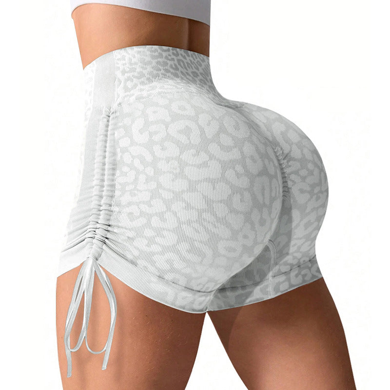Seamless High-Waist Peach-Butt Yoga Pants 3/4 Length Leggings