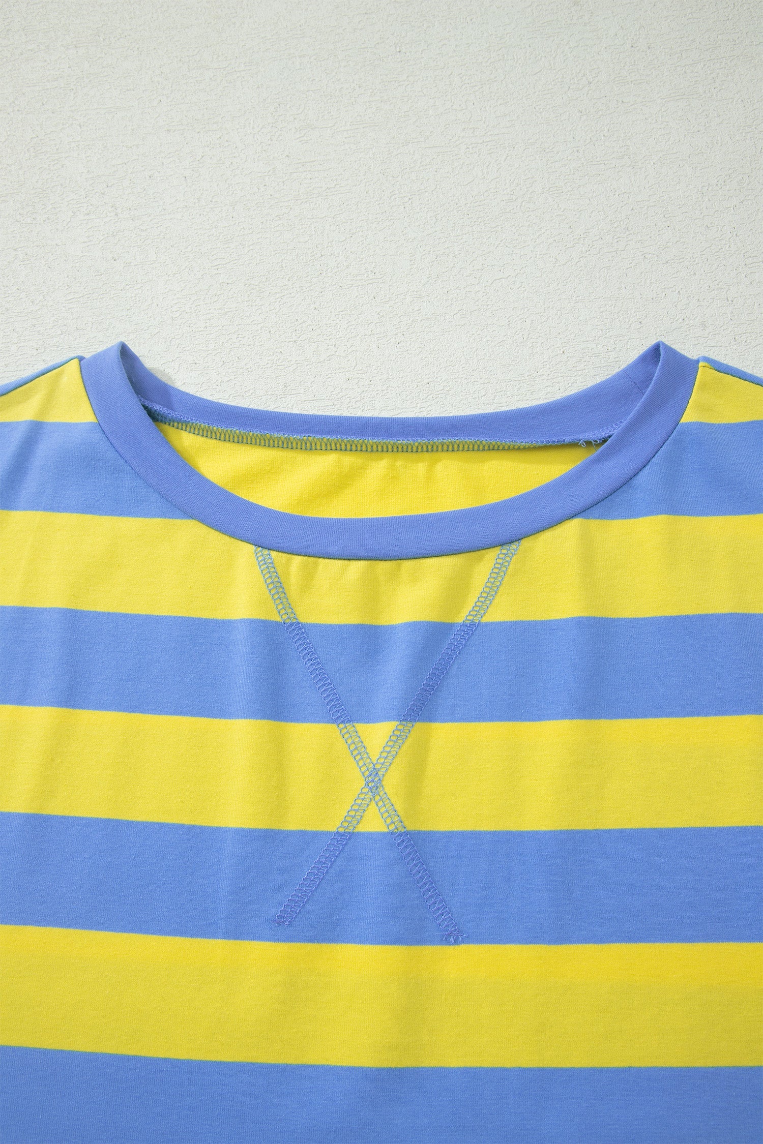 Yellow Stripe Dolman Tee and Drawstring Skort Athletic 2Pc Set