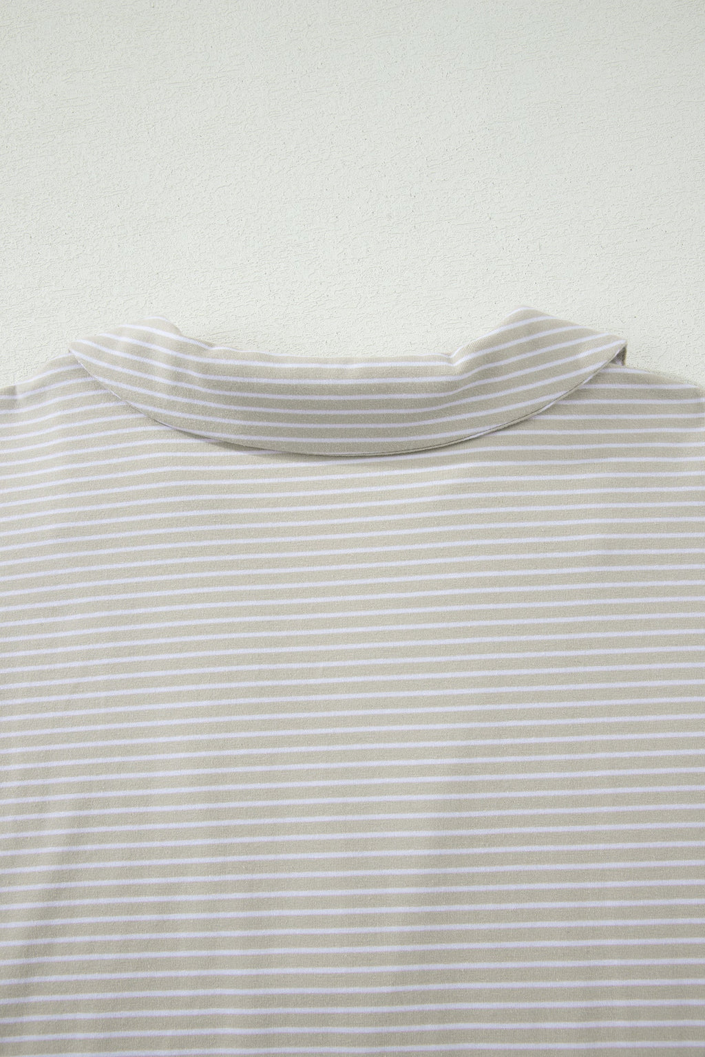 Aadhya Striped Dolman Sleeve Polo Shirt and Shorts Loungewear Set