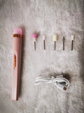 5-in-1 Electric Nail Drill Kit, Cordless USB Rechargeable Manicure