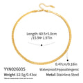 Fashionable Minimalist Everyday Necklace And Bracelet Set