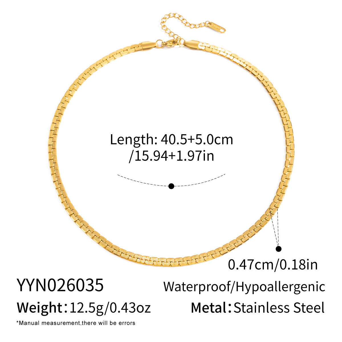 Fashionable Minimalist Everyday Necklace And Bracelet Set