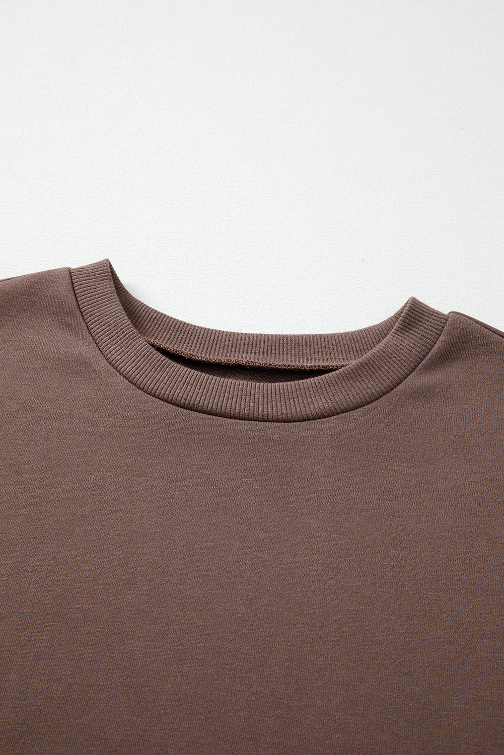 Colorblock Drop Shoulder Pullover Sweatshirt