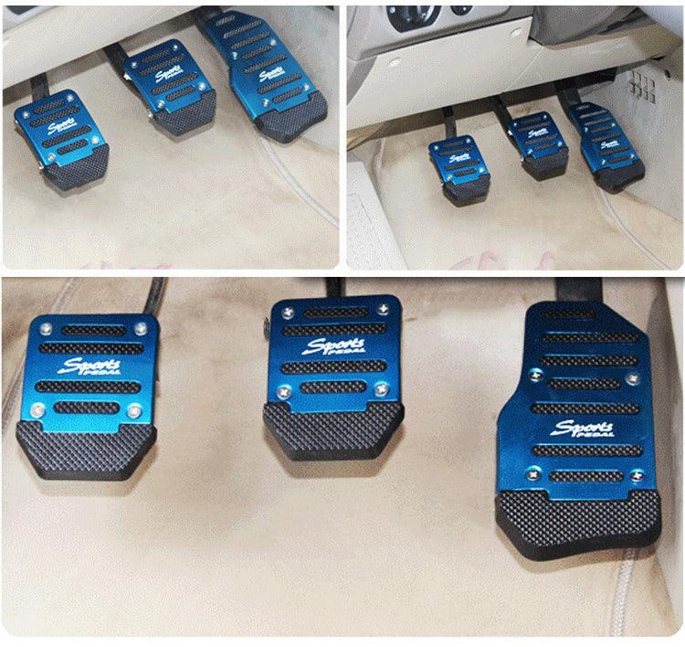 3Pcs Universal Manual Transmission Non-Slip Car Pedal Cover Kit