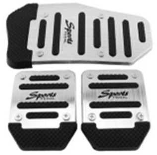 3Pcs Universal Manual Transmission Non-Slip Car Pedal Cover Kit