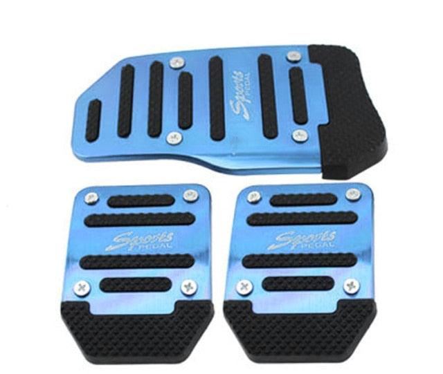 3Pcs Universal Manual Transmission Non-Slip Car Pedal Cover Kit