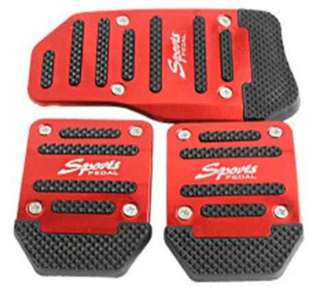 3Pcs Universal Manual Transmission Non-Slip Car Pedal Cover Kit