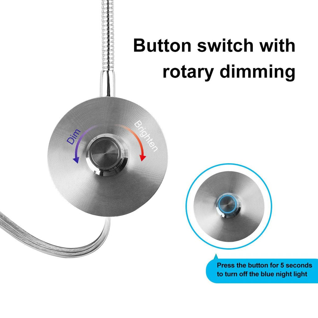 Dimmable LED Wall Reading Sconce - Minimalist Bedside Book Light