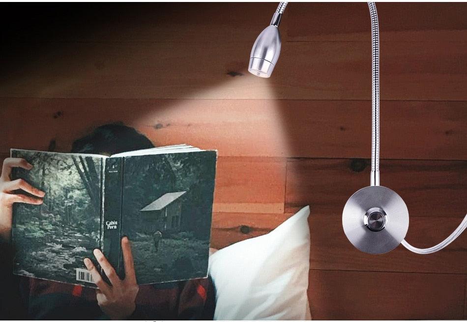 Dimmable LED Wall Reading Sconce - Minimalist Bedside Book Light