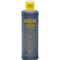 64oz bottle of professional blue hospital-grade disinfectant solution with yellow branding