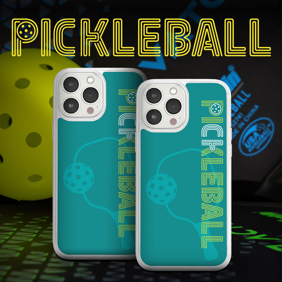 Pickleball HD Apple iPhone 11 Series Phone Case