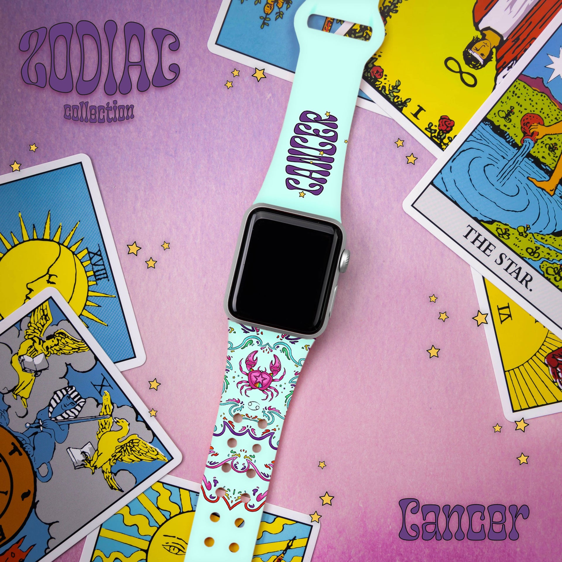 Zodiac Collection HD Apple Watch Band with Psychedelic Art